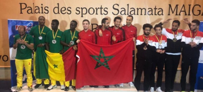صورة المغرب بطلا لإفريقيا في المسايفة ويضمن مشاركة في الأولمبياد