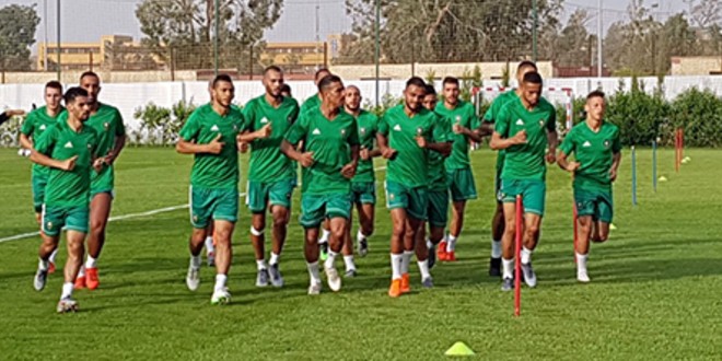 صورة المغرب بدون نجميه في أولى التداريب بعد مباراة ناميبيا