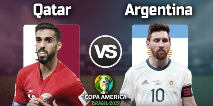 صورة البث المباشر لمباراة الأرجنتين و قطر