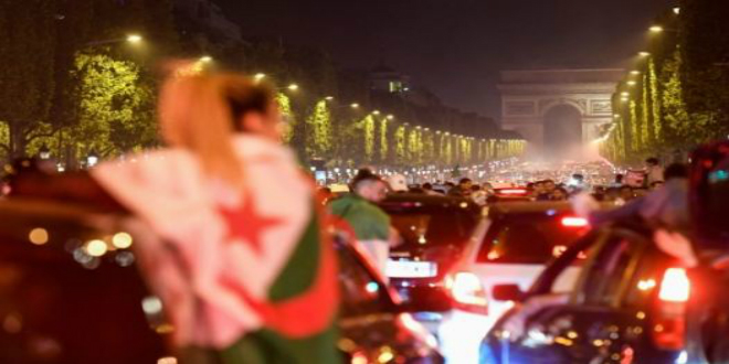 صورة اعتقال 198 شخصا في فرنسا خلال احتفالات تتويج الجزائر بكأس أمم إفريقيا