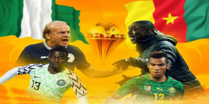 صورة البث المباشر لمباراة الكاميرون ونيجيريا