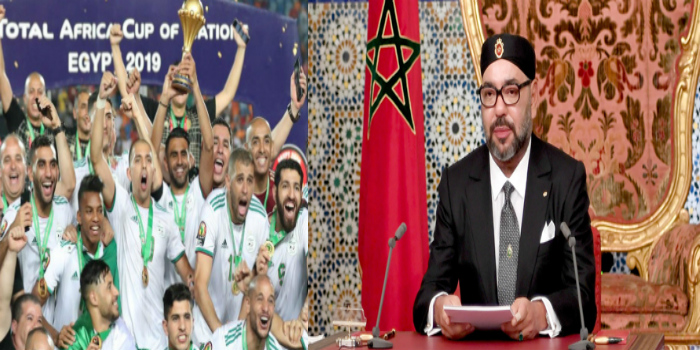 صورة هذا ما قاله الملك محمد السادس عن تتويج الجزائر و رغبة الشعب المغربي في فتح الحدود