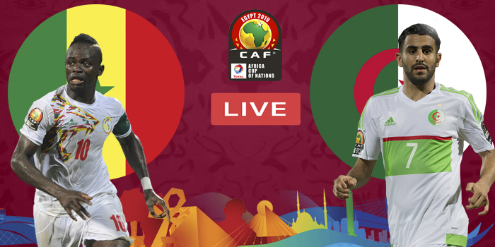 صورة البث المباشر لمباراة النهائي بين الجزائر والسنغال