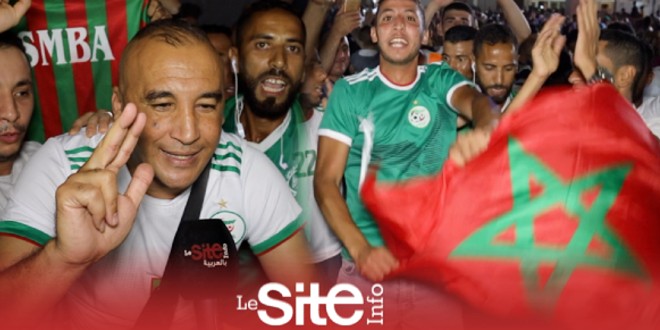 صورة مشجع جزائري: “قطعت أزيد من 3000 كلم لمتابعة النهائي بالمغرب”