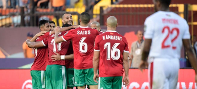 صورة “كاف” ترد على شكوى المغرب في مباراة ناميبيا