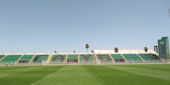 صورة ملعب برشيد يثير إعجاب منظمي كأس محمد السادس