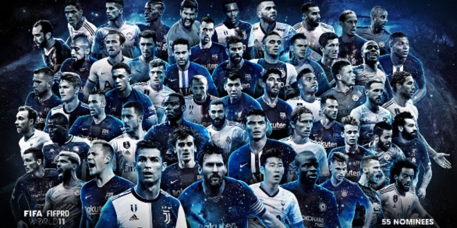 صورة الاتحاد الدولي لكرة القدم يكشف عن لائحة المتنافسين لـ “تشكيلة الفيفا” لسنة 2019