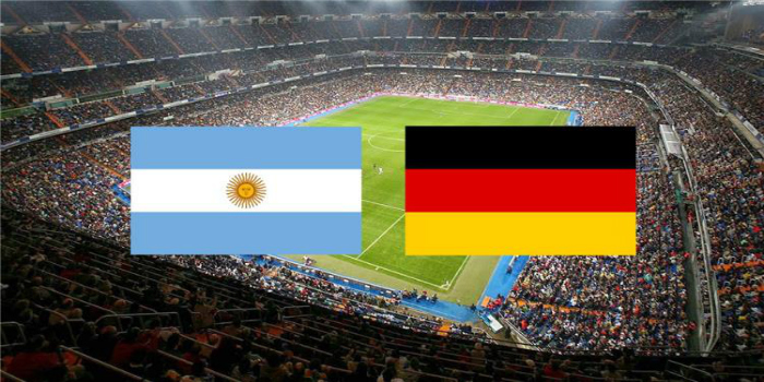 صورة البث المباشر لمباراة ألمانيا والأرجنتين