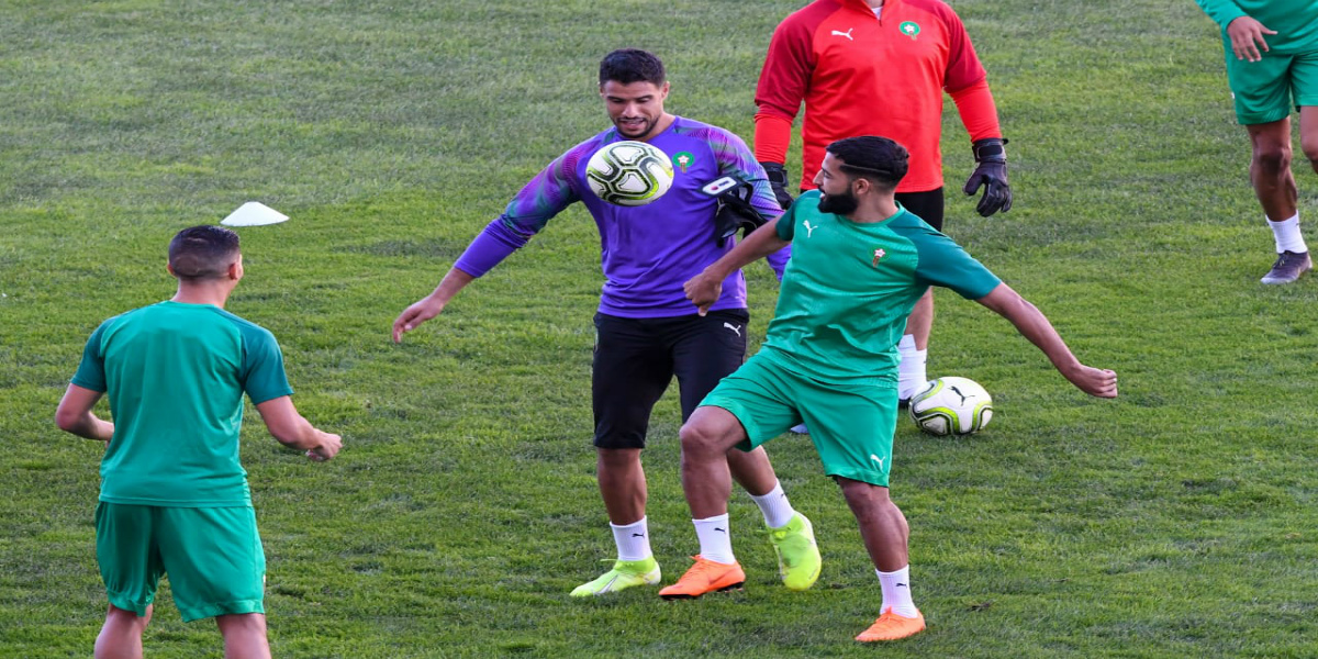 صورة المنتخب المغربي يُجري الحصة التدريبية الأخيرة قبل مواجهة الغابون