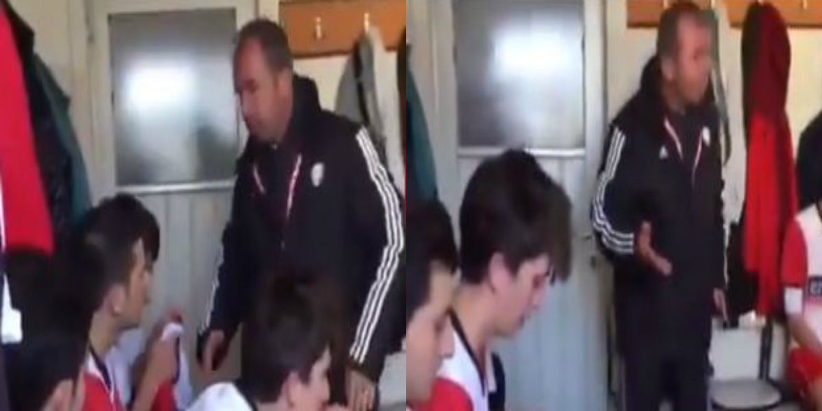 صورة فيديو مدرب يصفع لاعبيه بغرفة تغيير الملابس يثير الجدل بين رواد مواقع التواصل الاجتماعي