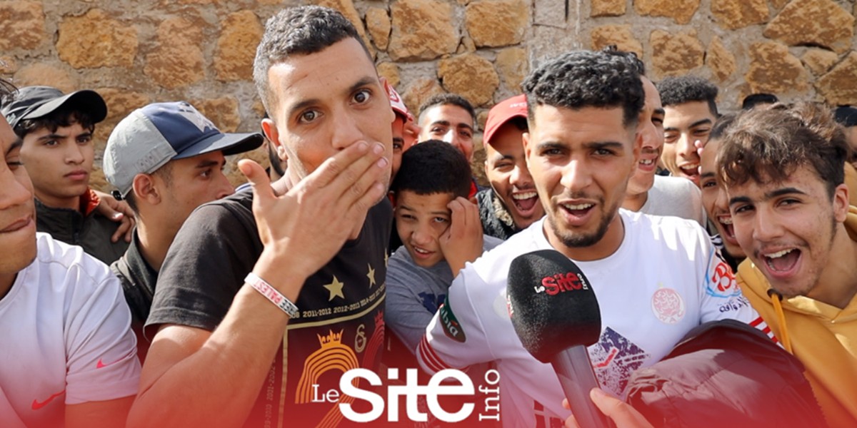 صورة جزائري يحضر للدار البيضاء لمؤازرة الوداد في الديربي-فيديو
