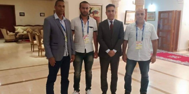 صورة الرابطة المغربية للصحافيين الرياضيين في ضيافة سفارة المملكة بقطر