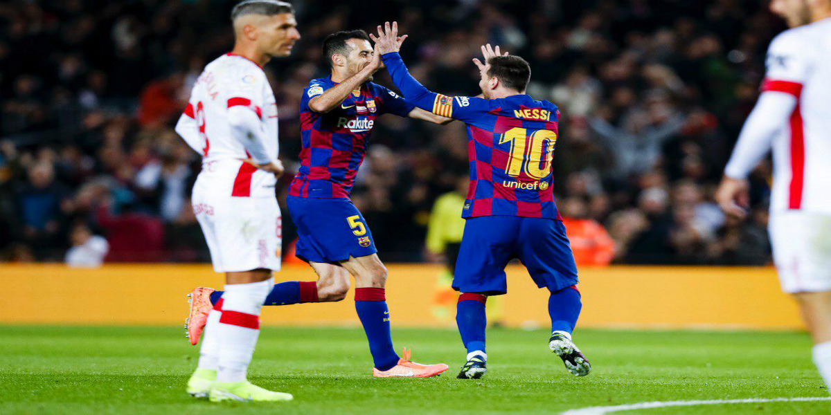 صورة برشلونة يعبر ريال مايوركا بخماسية وميسي يوقع على”هاتريك”
