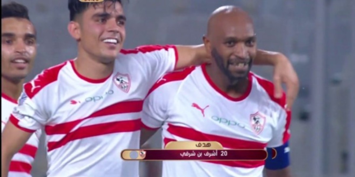 صورة بنشرقي يتألق بثنائية ويقود الزمالك لدور 16 من كأس مصر-فيديو