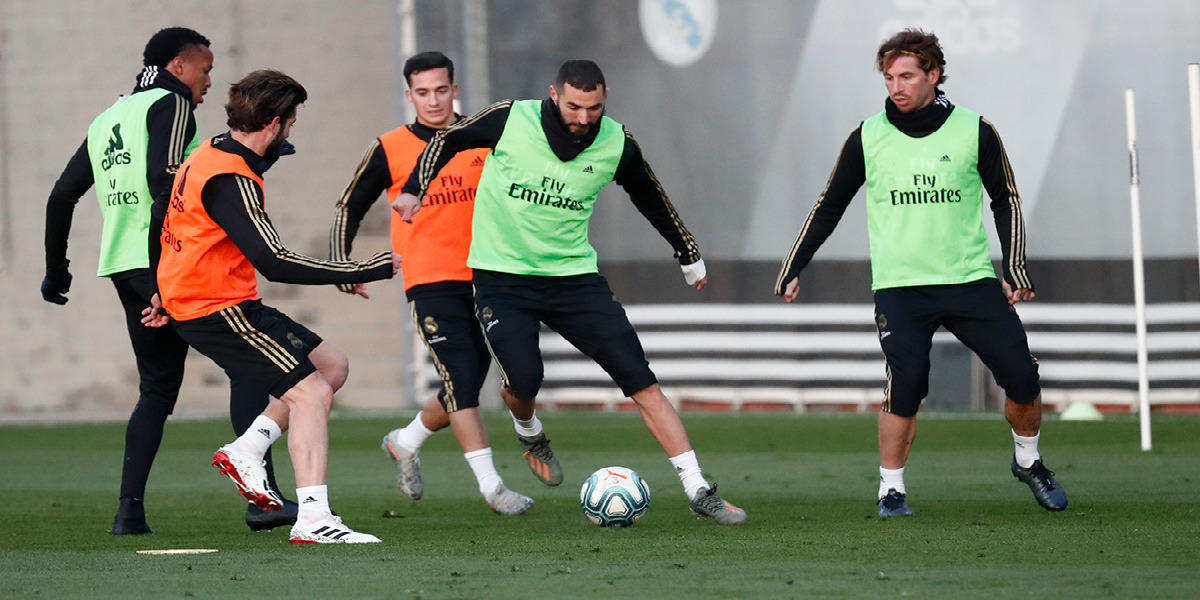 صورة الحصة التدريبية الأخيرة لريال مدريد تشهد عودة ثلاثة لاعبين