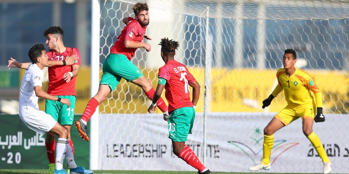 صورة لغزال يقود “الأشبال” إلى نصف نهائي كأس العرب تحت 20 سنة