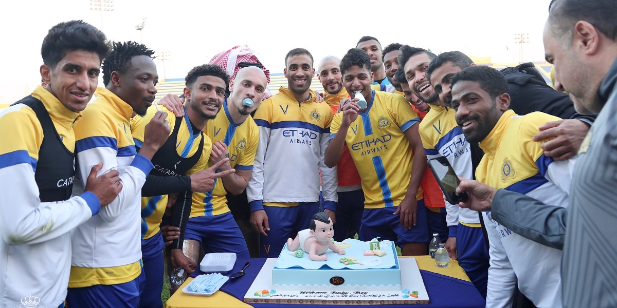 صورة النصر يحتفل بحمد الله بمناسبة قدوم مولوده الأول