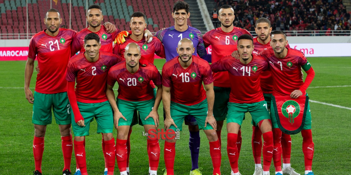 صورة مباراة ودية بين المنتخب المغربي ونظيره السنغالي