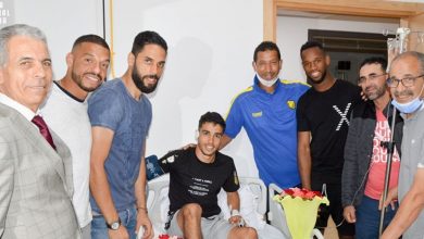 صورة حسنية أكادير يخصص زيارة خاصة للاعب فريق المغرب الفاسي