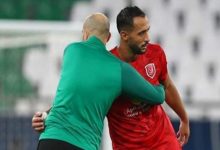 صورة مهدي بنعطية مرافقا لوليد الركراكي في مهمته الجديدة