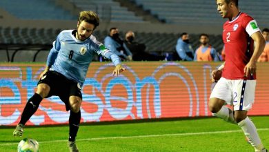 صورة هدف متأخر يمنح الأوروغواي الفوز أمام تشيلي في تصفيات مونديال قطر 2022