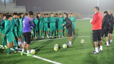 صورة المنتخب المغربي للشباب يبدأ تحضيراته لمباراة غانا