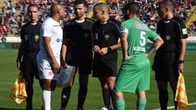 صورة جدل حول حكم مباراة “الديربي البيضاوي”