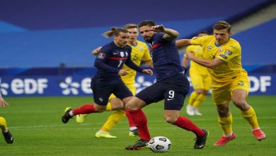 صورة المنتخب الفرنسي يسقط على أرضه بتعادله مع نظيره الأوكراني في تصفيات “المونديال”- فيدو