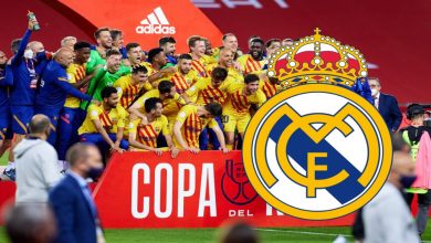صورة ريال مدريد يهنئ برشلونة على تتويجه بكأس إسبانيا 2021