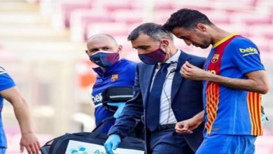 صورة برشلونة يكشف تفاصيل إصابة بوسكيتس