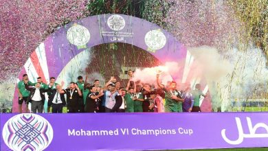 صورة مراسيم تتويج الرجاء بلقب كأس محمد السادس للأندية الأبطال -فيديو