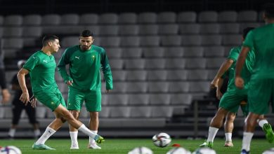 صورة كأس العرب.. المنتخب المغربي يجري آخر حصة تدريبية قبل مواجهة فلسطين