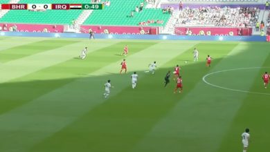 صورة المغرب حاضر في مباراة البحرين والعراق -صورة