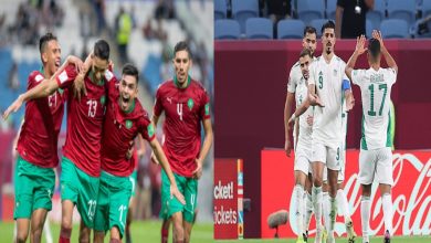 صورة الموعد والقنوات الناقلة لمباراة المغرب والجزائر في كأس العرب
