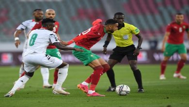 صورة الكشف عن حكم مباراة المغرب أمام غانا