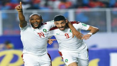 صورة وحيد خاليلوزيتش يتنفس الصعداء..المنتخب المغربي يفوز على جنوب إفريقيا -فيديو