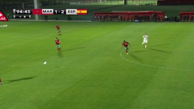 صورة بحضور إلياس أخوماش.. المنتخب الإسباني يتفوق على المغرب بهدفين -فيديو