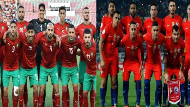 صورة ملخص مباراة المغرب وتشيلي