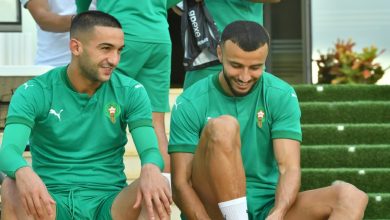 صورة زياش يخطف الأنظار في حصته التدريبية الأولى  مع المنتخب المغربي- صور