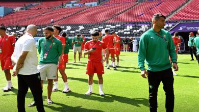 صورة بتحديد المحتمل غيابهم عن مواجهة كرواتيا.. المنتخب المغربي يجري حصته التدريبية الأخيرة