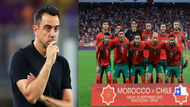 صورة تشافي يتابع نجم المنتخب المغربي في كأس العالم 2022