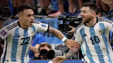 صورة احتفالات جنونية من لاعبي المنتخب الأرجنتيني لتحقيقهم لكأس العالم