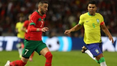 صورة قناة عالمية تنقل مباراة المغرب والرأس الأخضر