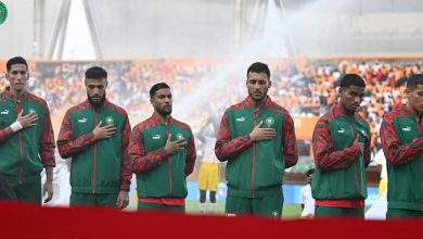 صورة ضيف خاص بمقر إقامة المنتخب المغربي قبل مباراة ليبيريا