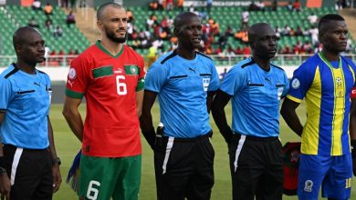 صورة تعيين أفضل حكم في إفريقيا لمباراة المغرب والكونغو