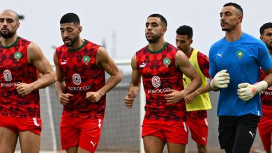 صورة الحرارة والرطوبة يعتليان المشهد في تداريب المنتخب المغربي