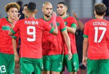 صورة تحديد رجل مباراة المغرب وإفريقيا الوسطى وتقييم كل من حركاس وبلعمري