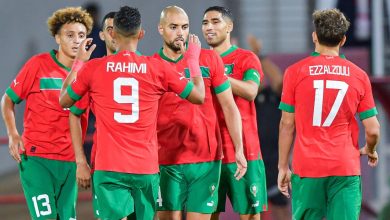 صورة تحديد رجل مباراة المغرب وإفريقيا الوسطى وتقييم كل من حركاس وبلعمري