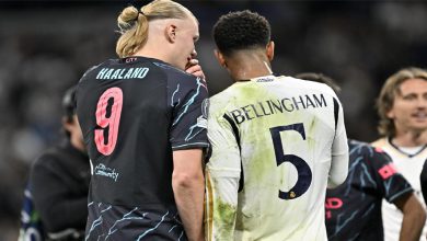 صورة  هالاند وبيلينغهام آخر 10 لاعبين في سباق الكرة الذهبية