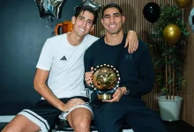 صورة مؤسسة إسبانية تتولى تجهيز أشرف حكيمي ونايف أكرد لكأس أمم إفريقيا